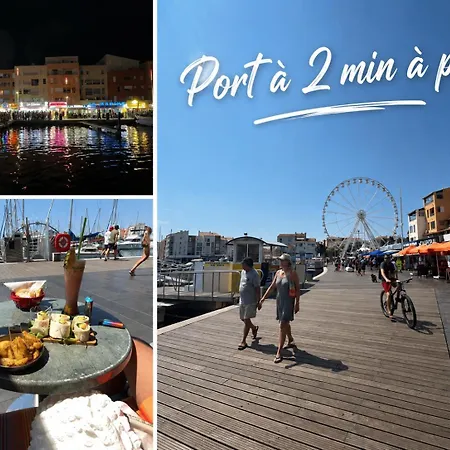 Soleil Bleu Centre Port Plages A Pied アグド